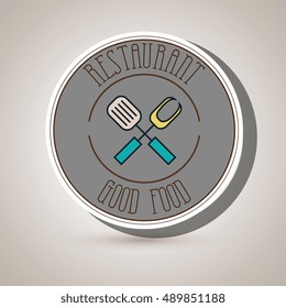 utensils cook kitchen graphic