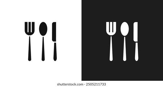 Vector del logotipo del icono de los utensilios
