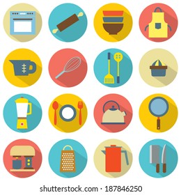 Utensils Icons set 16