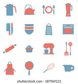 Utensils Icons set 16