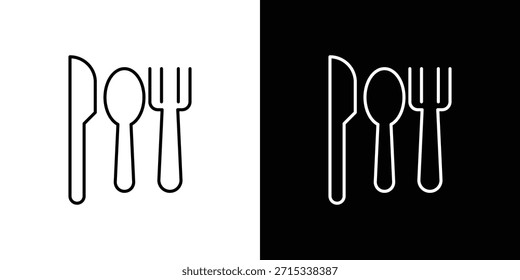Utensils icons vector template, EPS 10 for design