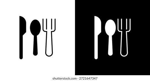 Utensils icons. Vector Template Illustration Symbol Pixels Perfect