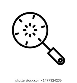 utensils line icon for kitchen 