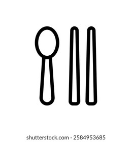 Utensils Outline Icon. Utensils Icon
