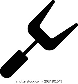 utensils vector glyph flat icon
