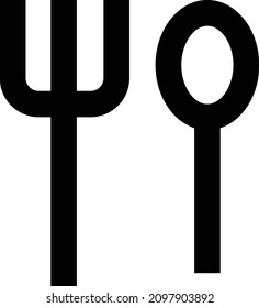 utensils vector illustration isolated on a transparent background. stroke vector icons for concept or web graphics.