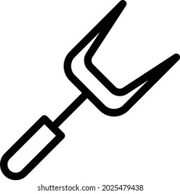 icono de línea delgada vectorial de utensilios