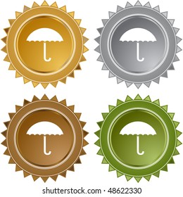 Utensils web button isolated on a background