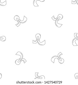 Uter contraception pattern seamless vector repeat geometric for any web design