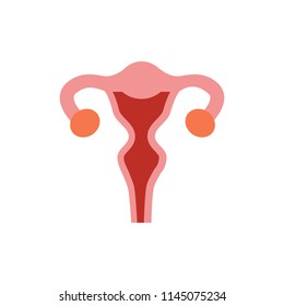Uterus Human Organ logo Icon Design