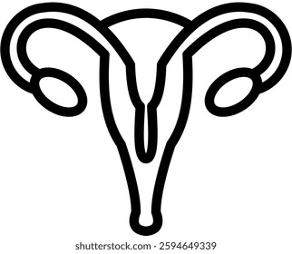 Uterus Icon Element For Design