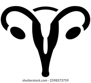 Uterus Icon Element For Design