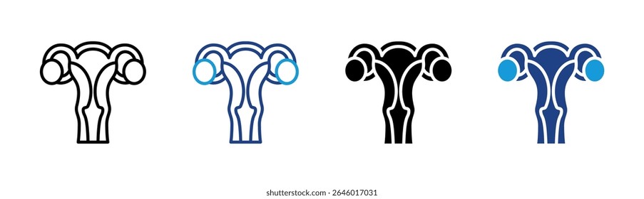 Uterus Icon Element For Design
