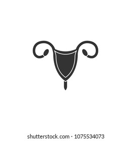 Uterus icon. Simple element illustration. Uterus symbol design from Pregnancy collection set. Can be used in web and mobile on white background