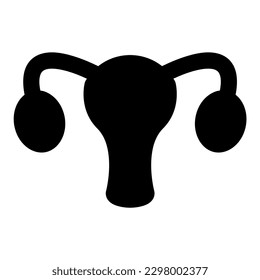 uterus Illustration vector icon illustration asset