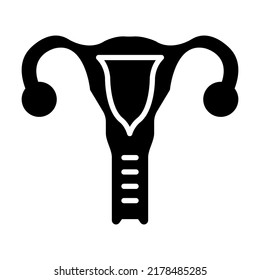 uterus Conceptos modernos diseño, ilustración vectorial