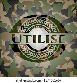Utilise on camo texture