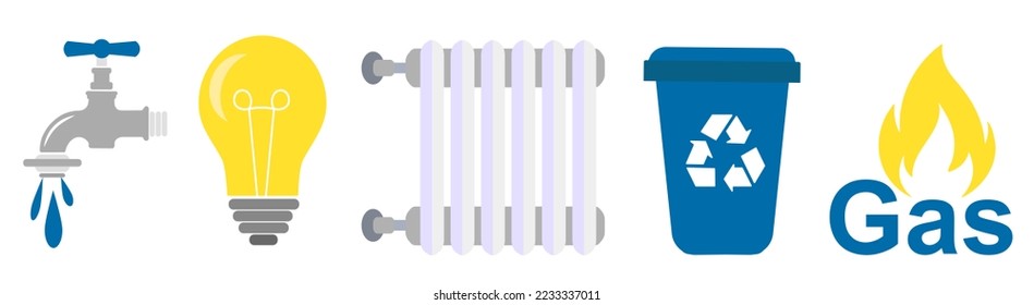 
Utilities. Heating, water, gas, garbage, lighting.