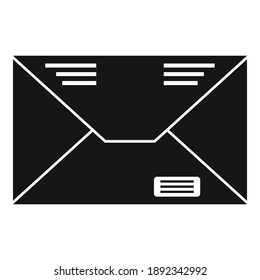 Utilities mail icon. Simple illustration of utilities mail vector icon for web design isolated on white background