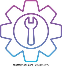 Icono vectorial de utilidades. Se puede usar para imprimir, móviles y aplicaciones web.