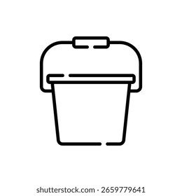 Bucket utilitário e design de contêineres para uso doméstico e industrial
