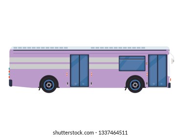 Utility Bus Vector Urban Bus City Stock Vector (Royalty Free ...
