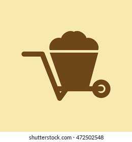 Utility Cart Icon.