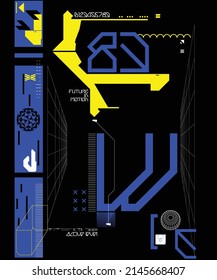 UTILITY GRAPHIC SET, MULTI COLOR CREATIVE POSTER SET

