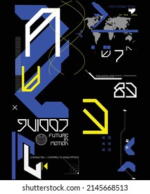 UTILITY GRAPHIC SET, MULTI COLOR CREATIVE POSTER SET
