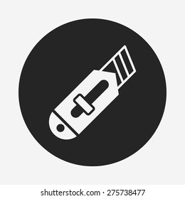 Utility knife icon