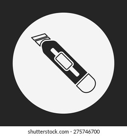 Utility knife icon