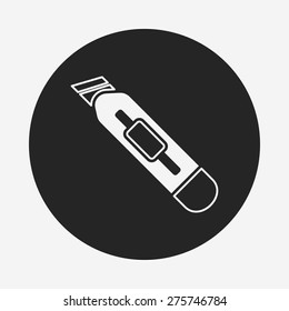Utility knife icon