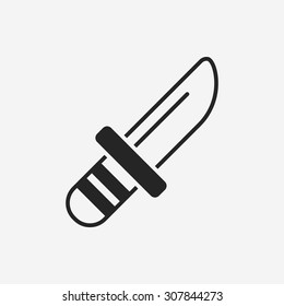 Utility knife icon