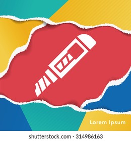 Utility knife icon