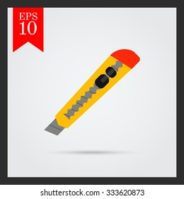 Utility knife icon