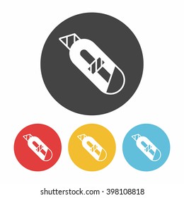 Utility knife icon