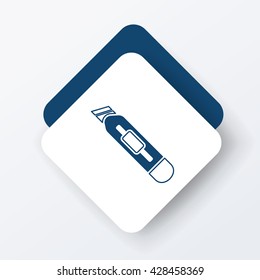 Utility knife icon