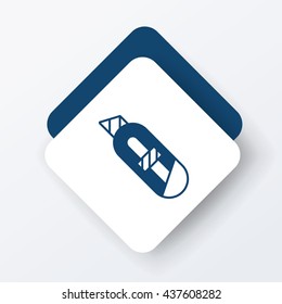 Utility knife icon