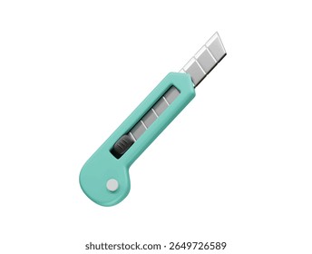 Utilitário ícone de faca 3d. ícone de faca cortador ilustração 3d