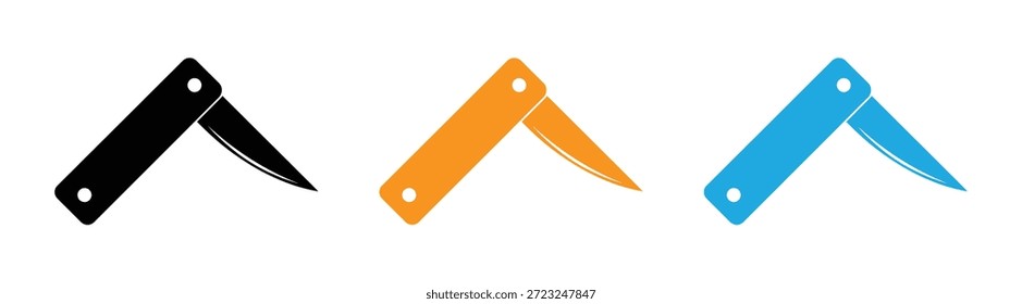 Symbol des Dienstprogramms, schwarz-weißer Vektorumriss. Schweizer Messer Symbolkonzept. Icons für Web und Mobile.
