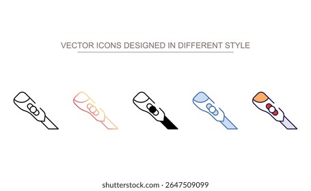 Utilitário Faca ícone design com fundo branco ilustração stock
