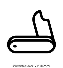 utility knife icon or logo isolated sign symbol vector illustration - high quality black style vector icons
