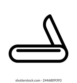 utility knife icon or logo isolated sign symbol vector illustration - high quality black style vector icons
