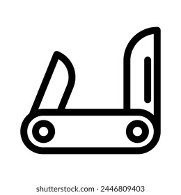 utility knife icon or logo isolated sign symbol vector illustration - high quality black style vector icons
