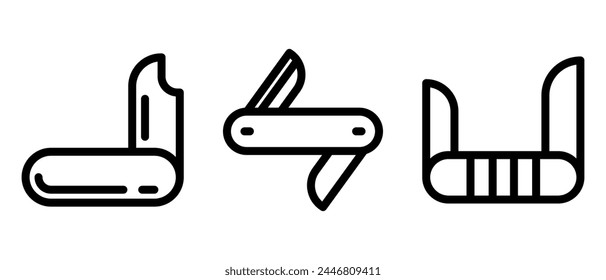utility knife icon or logo isolated sign symbol vector illustration - high quality black style vector icons
