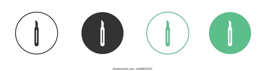Conjunto de iconos de Vector de línea plana minimal.