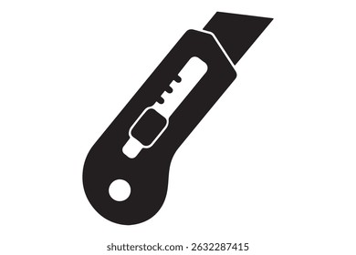 Utility knife isolated on white background