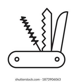 diseño vectorial de la línea de herramientas de la herramienta de la utilidad