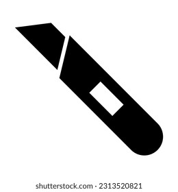 Icono De Glifo De Vector De Cuchillos De Utilidad Para Uso Personal Y Comercial.
