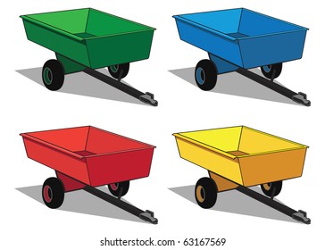 Utility Trailer For ATV Or UTV In Four Different Colors